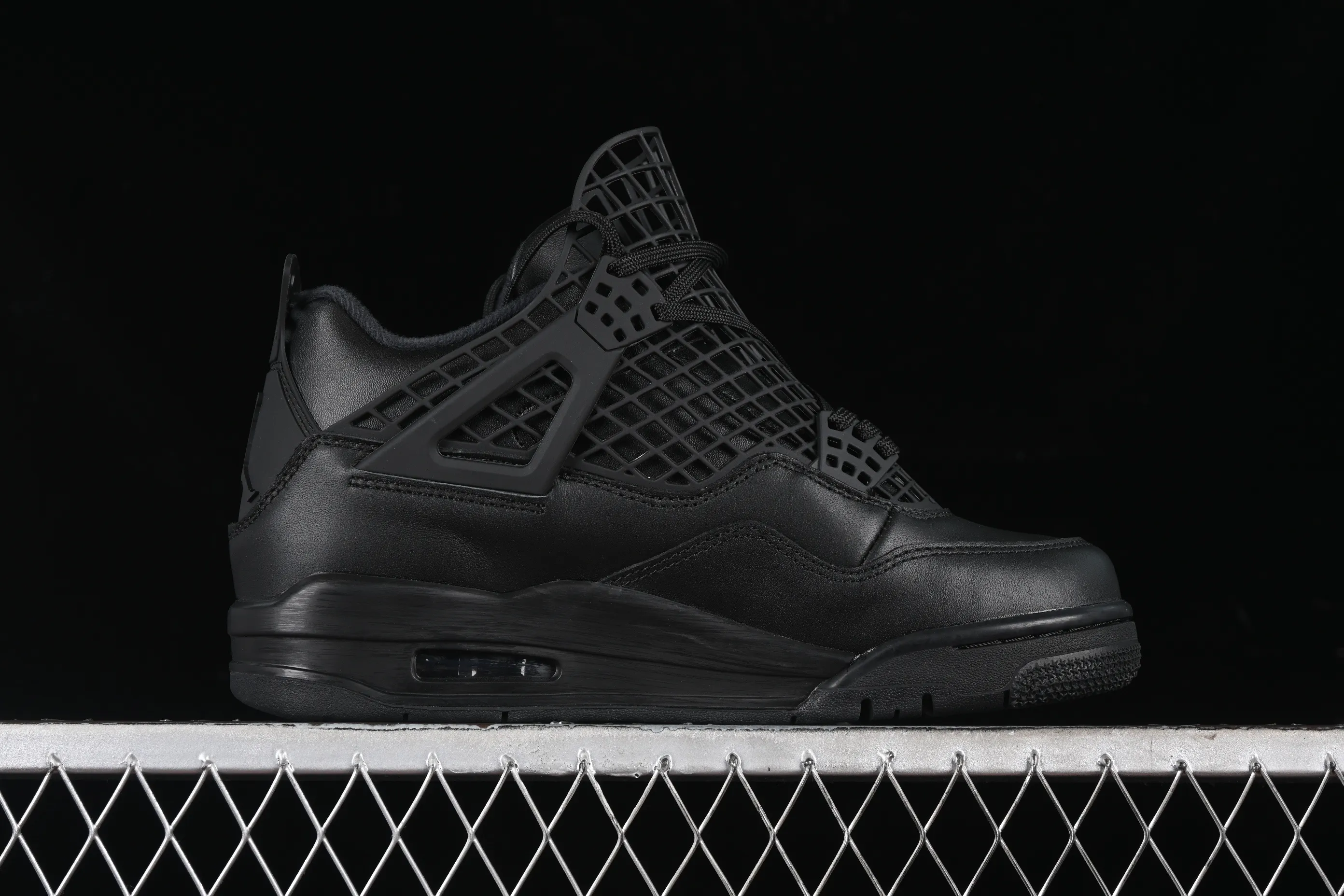 All Categories Air Jordan Jordan Series Basketball Shoes Air Jordan 4 Air Jordan 4 "Net" AJ4 Joe 4 Grid Black Retro Basketball Shoes FV7251-001